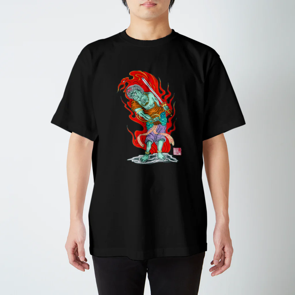 2438 DESIGNの不動明王 / Fudo-Myoou スタンダードTシャツ