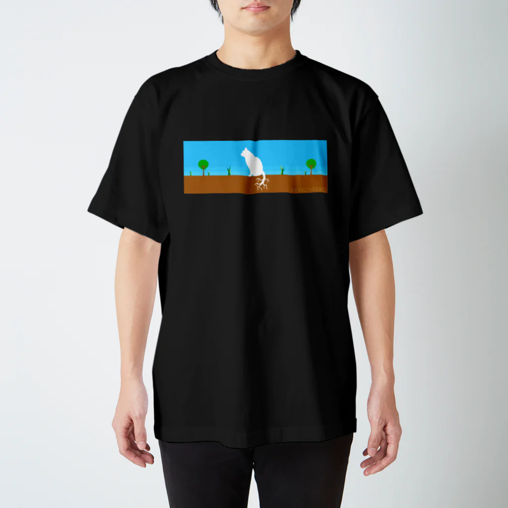 Goodbye, peaceful life.のNEKKO NEKKO W Regular Fit T-Shirt