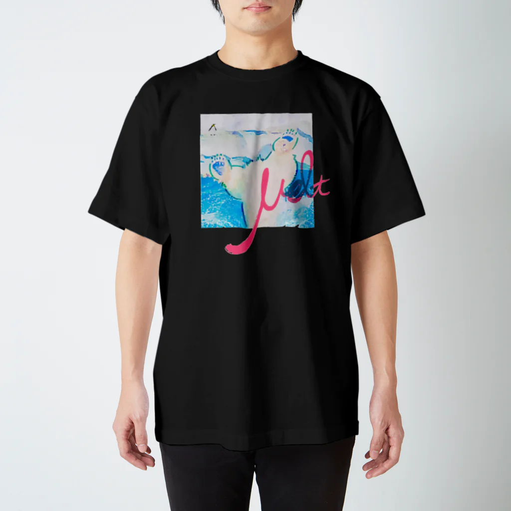 CAUCの飛び込みシロクマくん Regular Fit T-Shirt