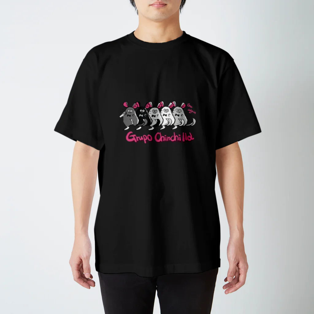 Líneas de aska “Askaの紙上絵”のGrupo Chinchilla(グルーポ チンチラ) スタンダードTシャツ