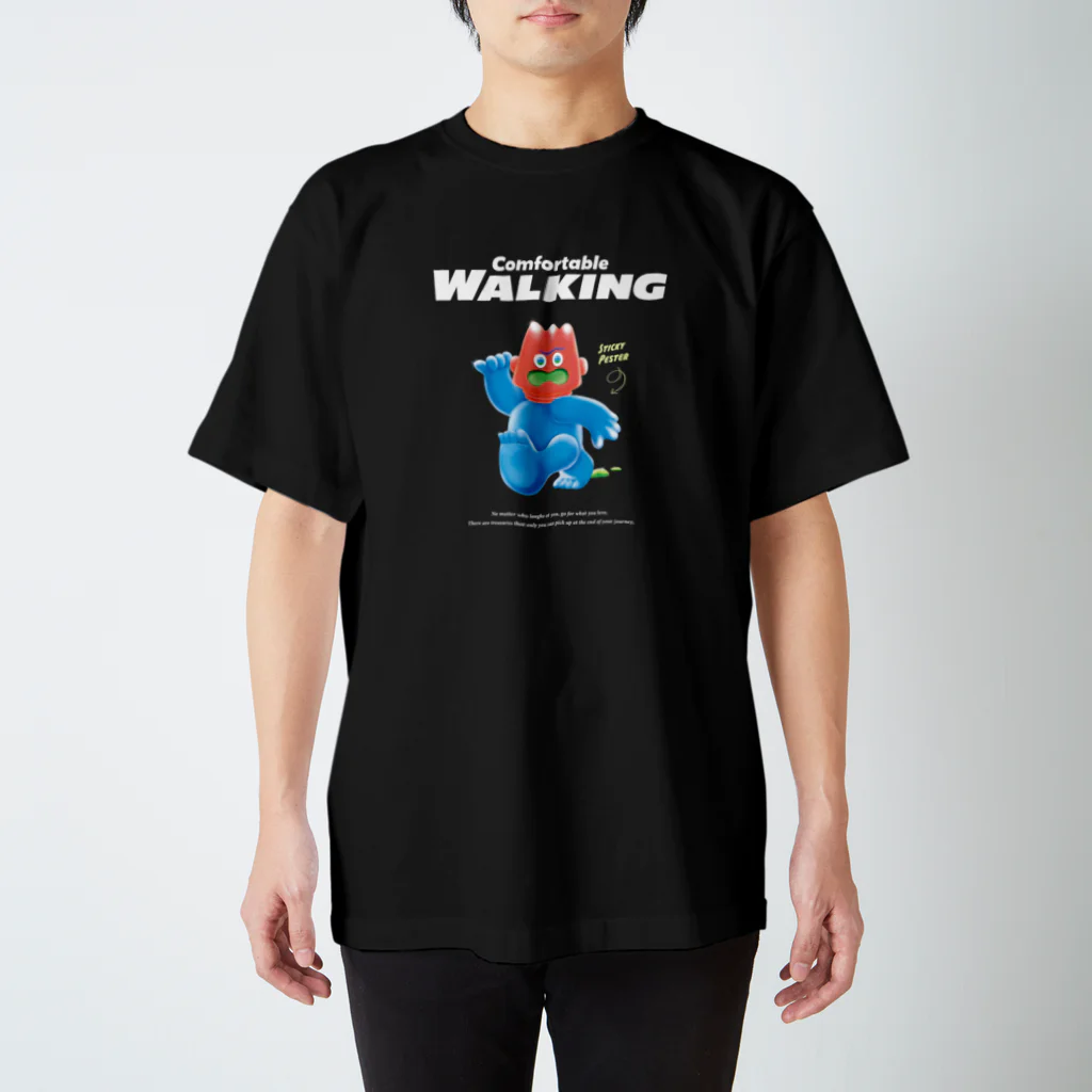 yamaguchi_shunsuke_のComfortable WALKING ー STICKY PESTER ー Regular Fit T-Shirt