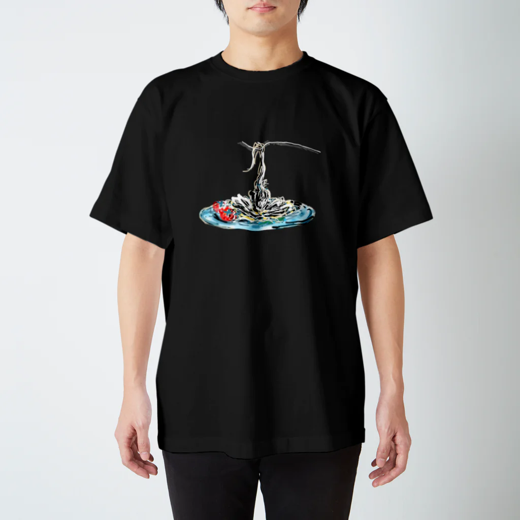 Kiako房のパスタでポニーテール スタンダードTシャツ