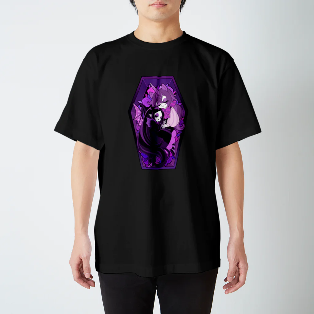 悪天🦄✨のMISERY and GREGOR in coffin スタンダードTシャツ