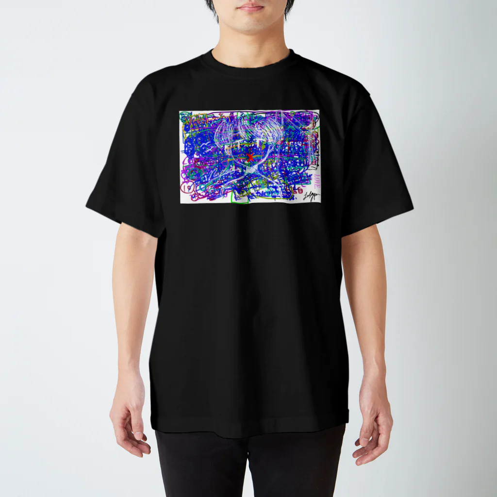 Lalo-JPN Twitchの「Love.」Ver.1 / "Vestiges of Streaming" Art. スタンダードTシャツ