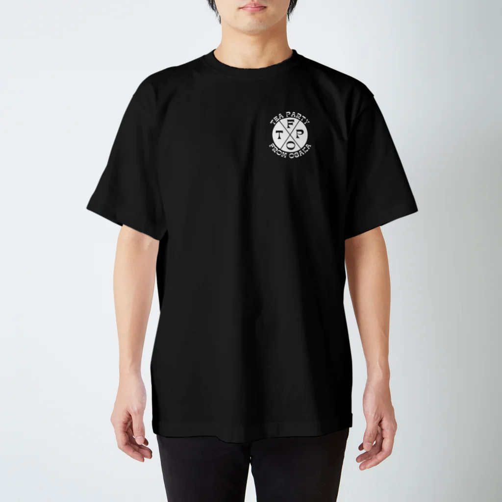 TEA PARTY Dance ShopのT・P・F・O Tシャツ Black スタンダードTシャツ