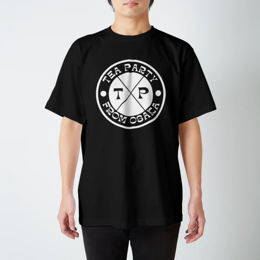 TEA PARTY Dance ShopのT・P Tシャツ Black スタンダードTシャツ