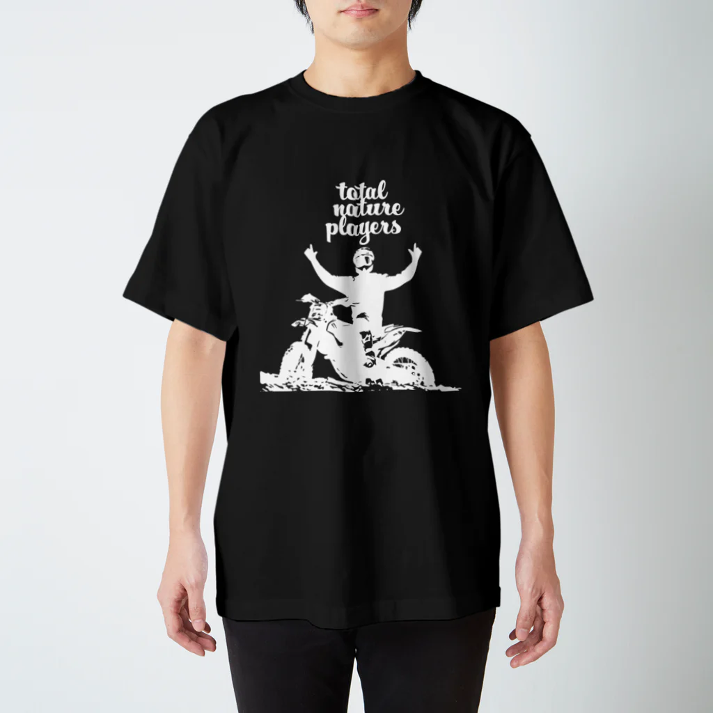 total nature playersのtotal nature players 白塗 スタンダードTシャツ