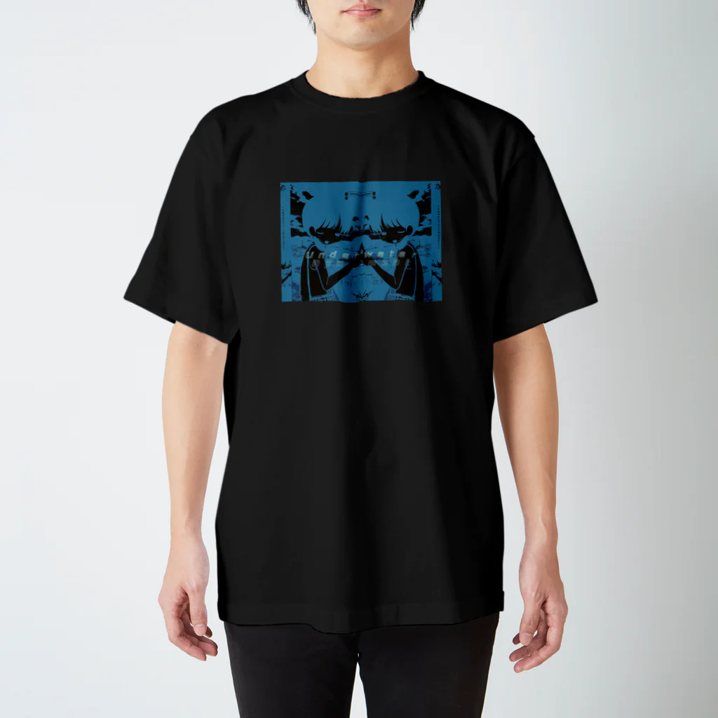 水中アパートの水A4 スタンダードTシャツ