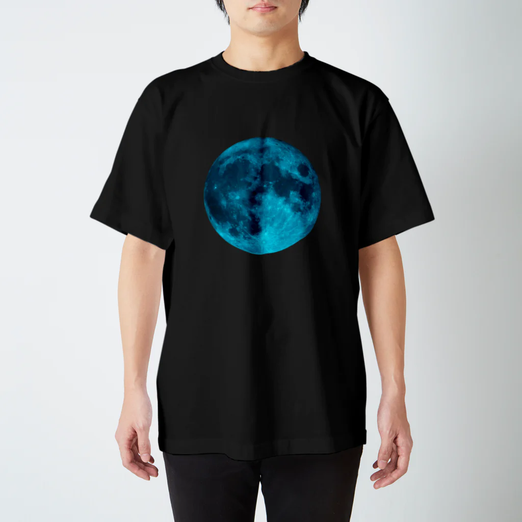 高野寛のSUZURIのBlue Moon Regular Fit T-Shirt