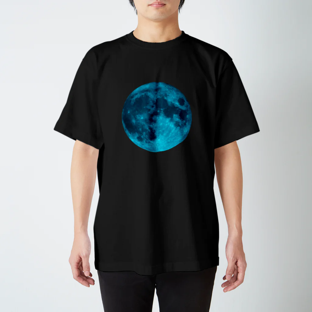 高野寛のSUZURIのBlue Moon スタンダードTシャツ