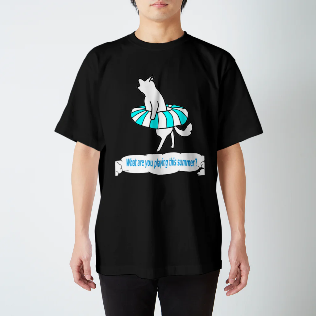 いっぷく処 てんてんのこの夏、何して遊ぶ？(浮き輪) Regular Fit T-Shirt