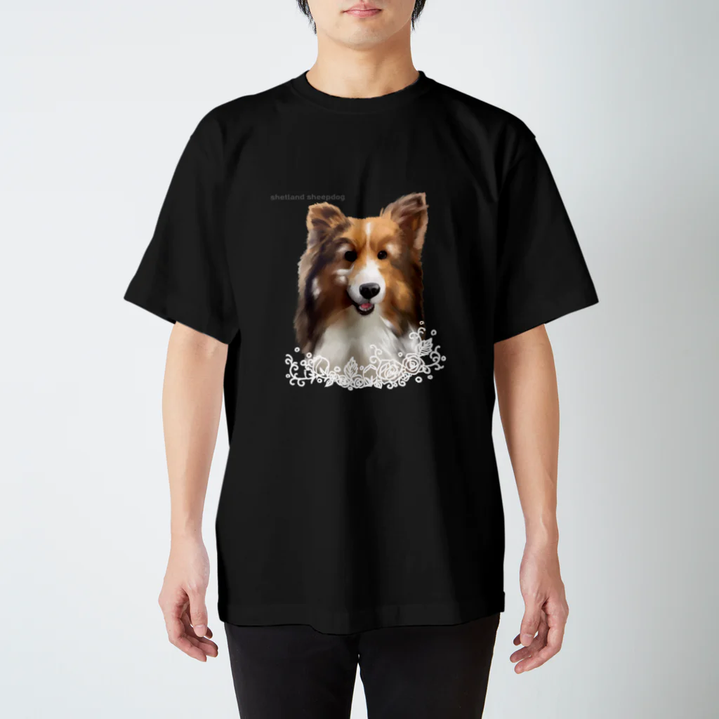 R&Mのシェットランド・シープドッグをシェルティと呼ぶのがかわいい Regular Fit T-Shirt