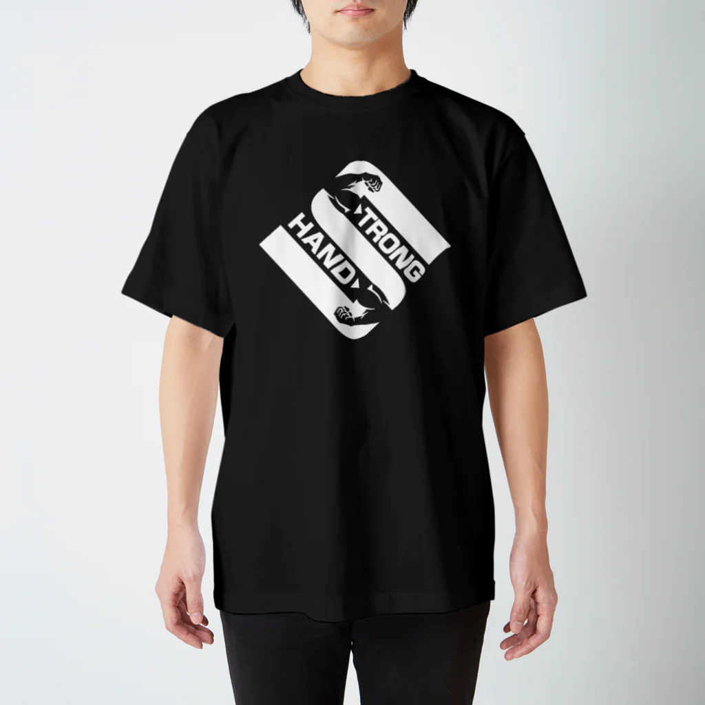 SHND JAPAN Official Goods ShopのSTRONGHANDS white by あね Regular Fit T-Shirt