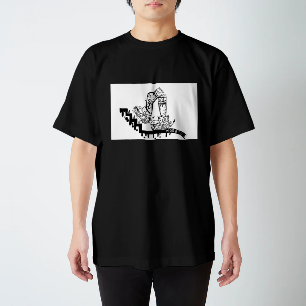 MORBIDの◉踏み出せない。 スタンダードTシャツ