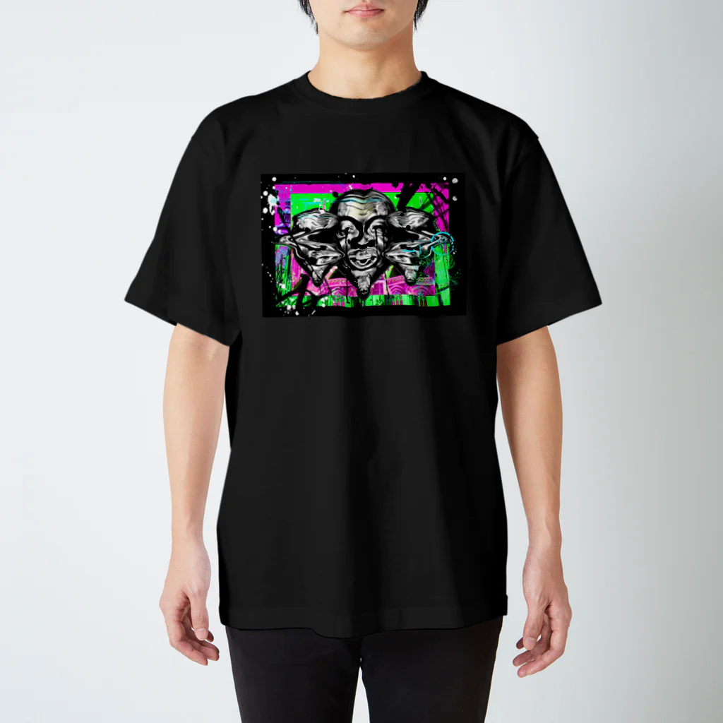 GACHA the matrixのauthentic T-shirt (Designed by かずたろう) Regular Fit T-Shirt