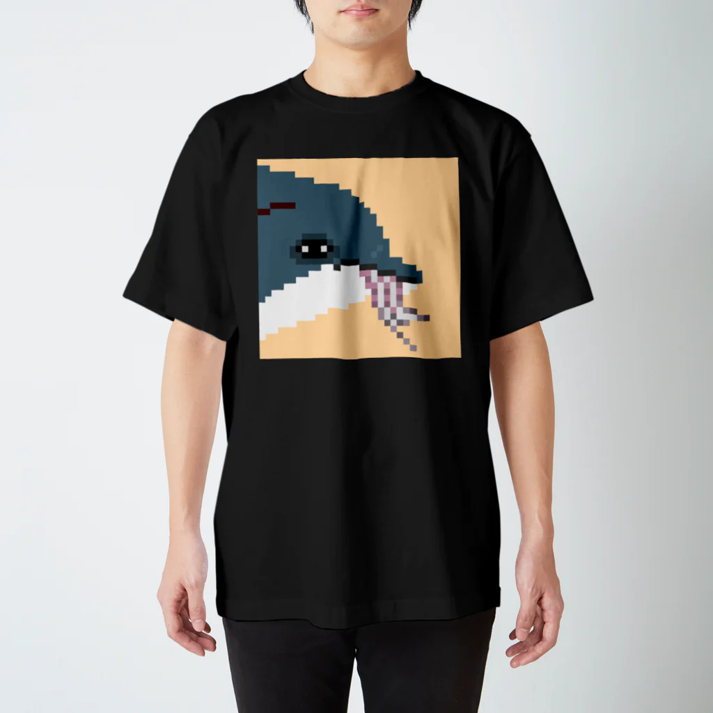 観音マリーナのタコ食って死んだイルカのドット絵Ｔシャツ Regular Fit T-Shirt