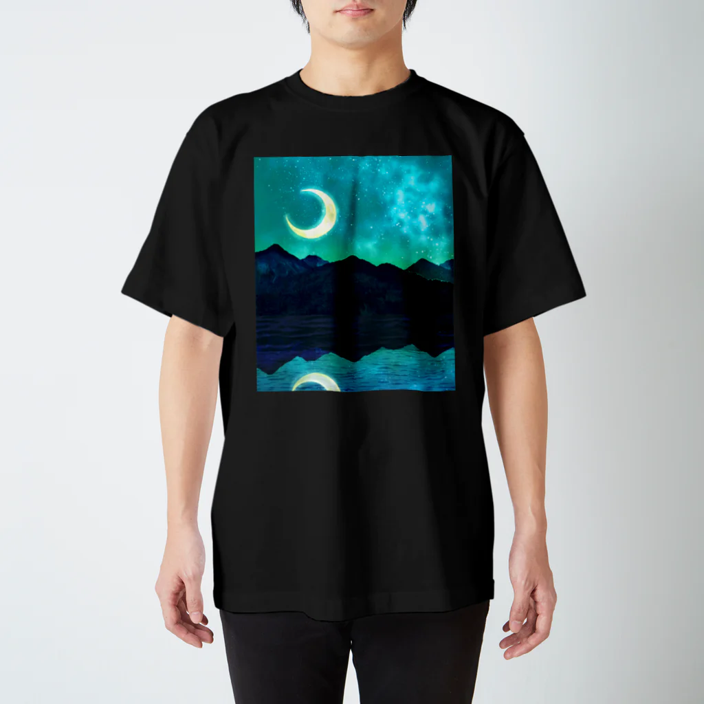 R☆worldの夏の夜空 Regular Fit T-Shirt