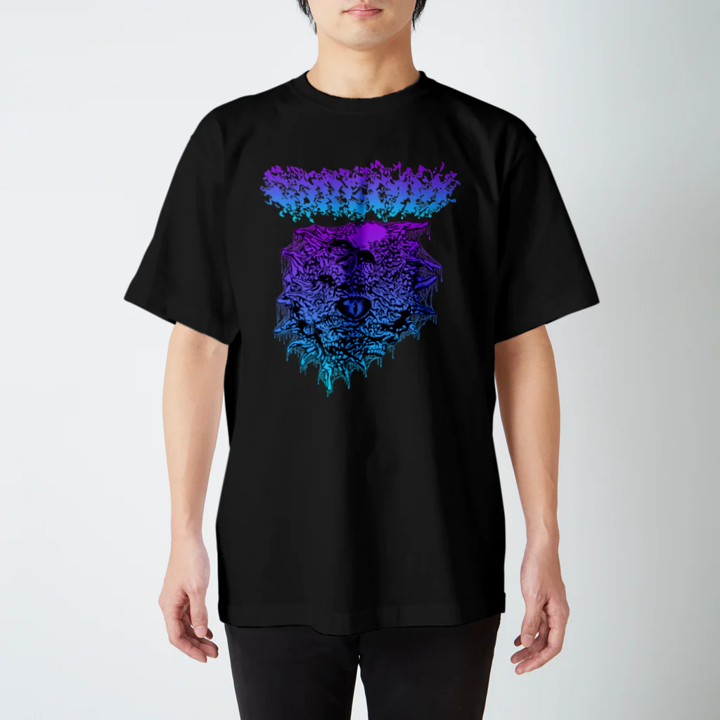 GOREGRO(ゴアグロ)のグラッジTシャツ/紫青グラデーション スタンダードTシャツ