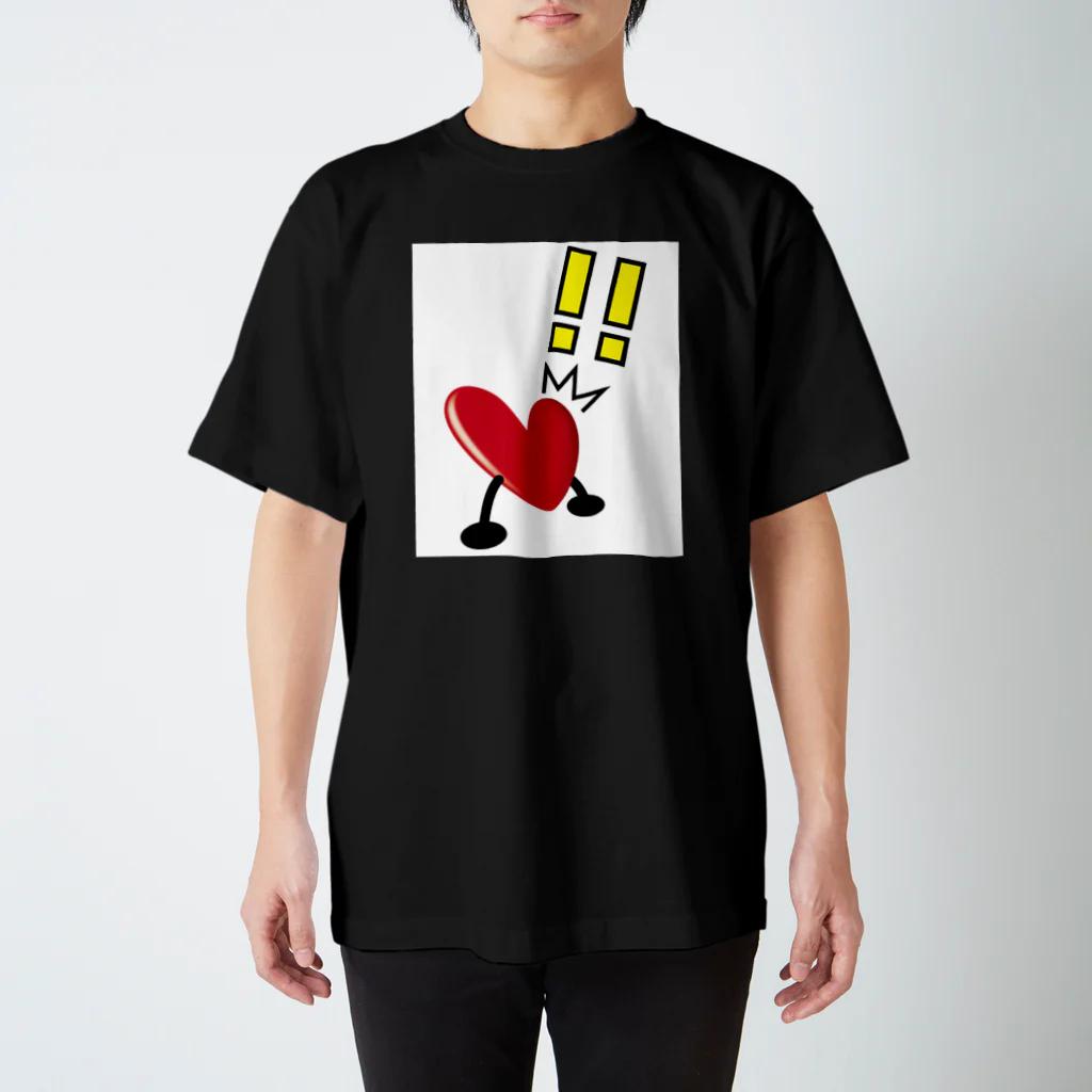 T.RAYのおどろくハート スタンダードTシャツ