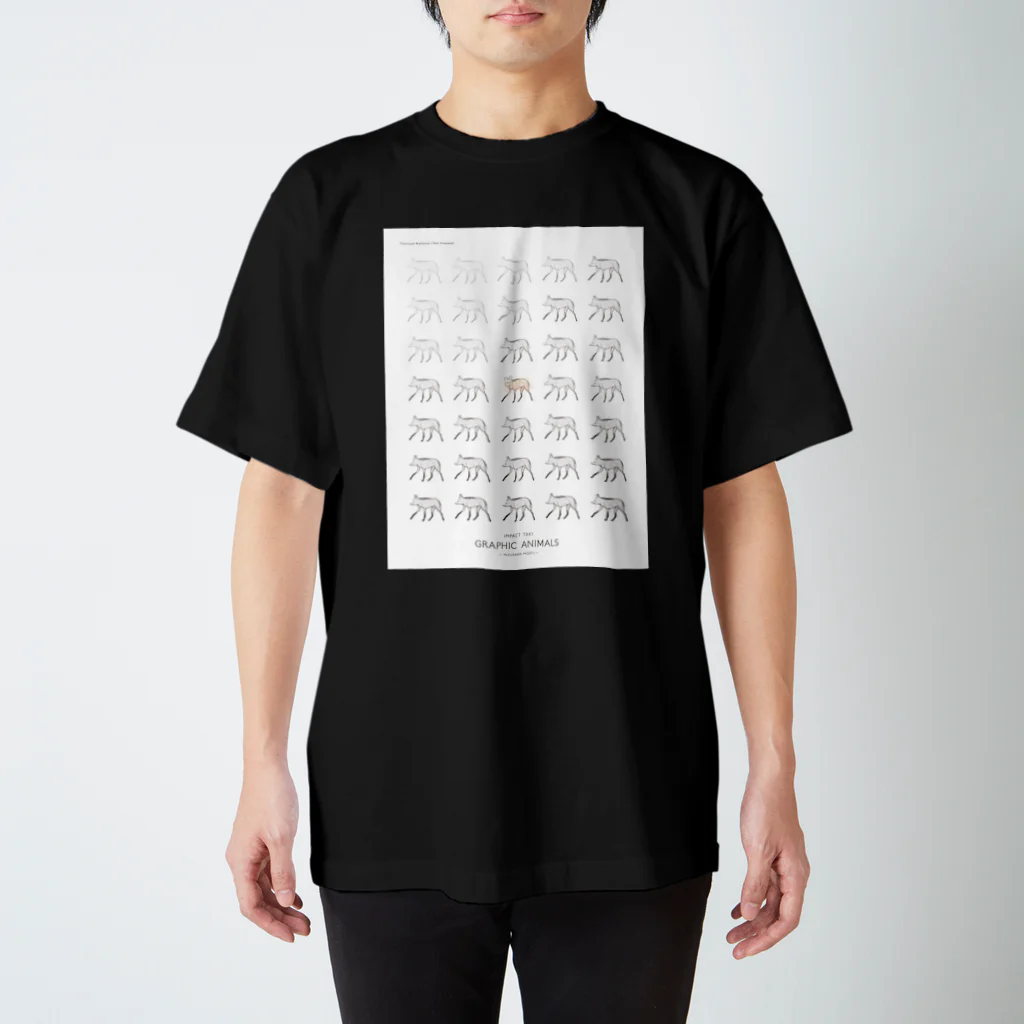 グラフィックアニマルズのmizusawa model 티셔츠