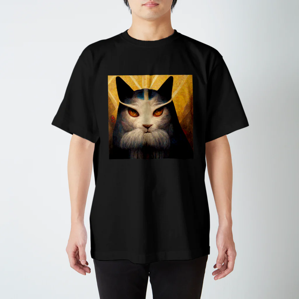 DAG's SHOPの強そうな猫 Regular Fit T-Shirt