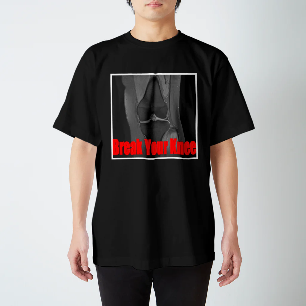 リビングデッドの会の膝のMRI（左） Regular Fit T-Shirt