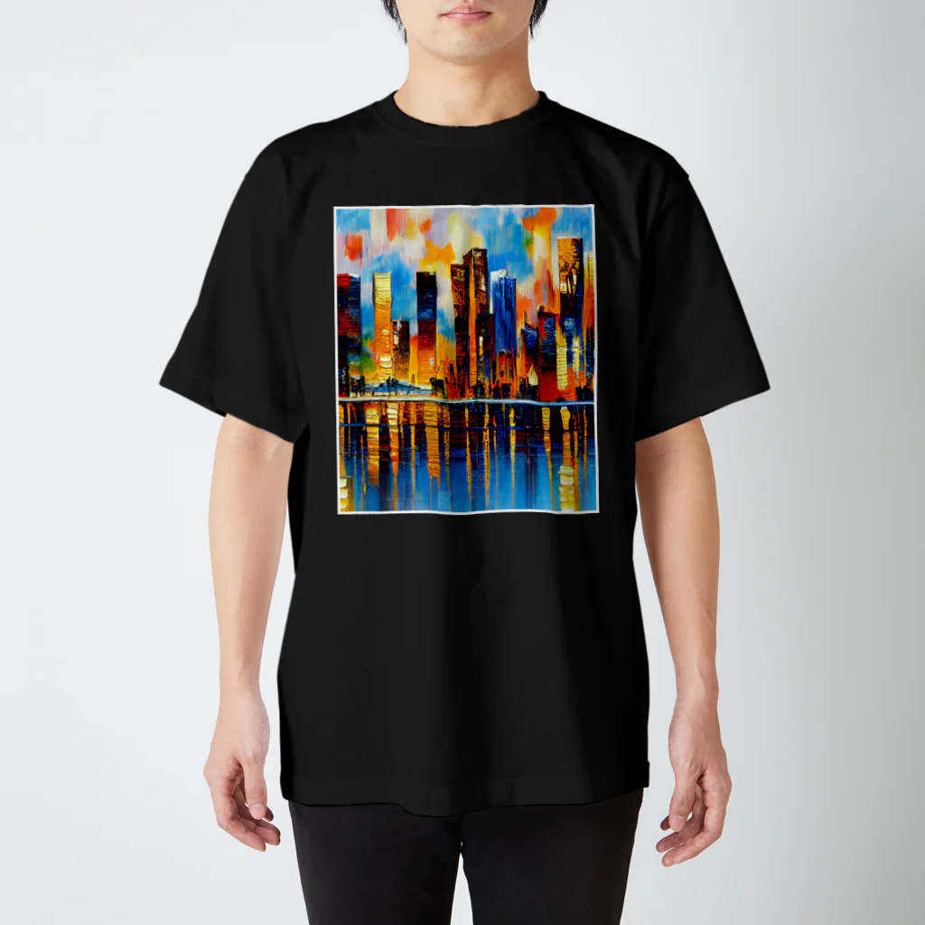 okada_labのCITYSCAPE Regular Fit T-Shirt