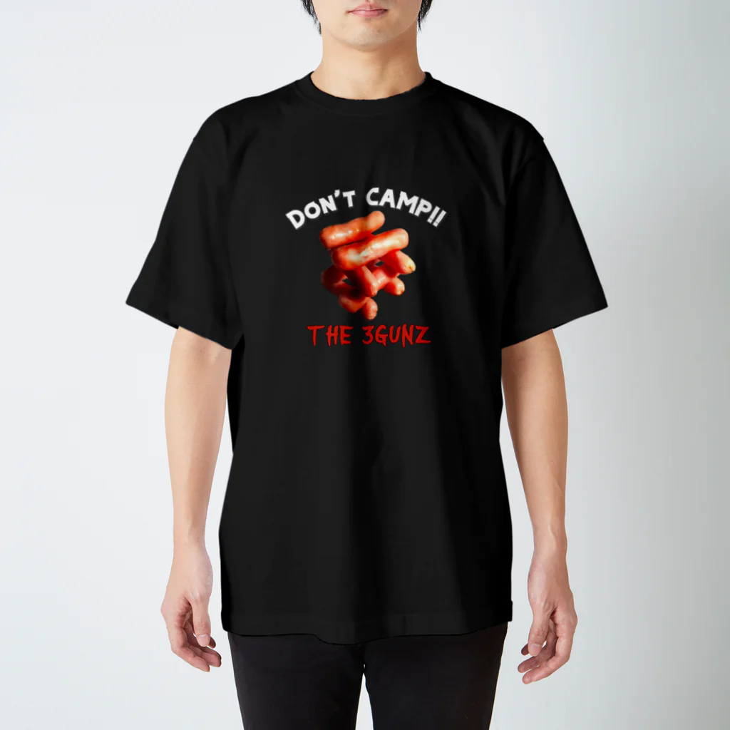 BlackRedCheeZのThe3Gunz／Don't CAMP!!  (ver.2022) スタンダードTシャツ