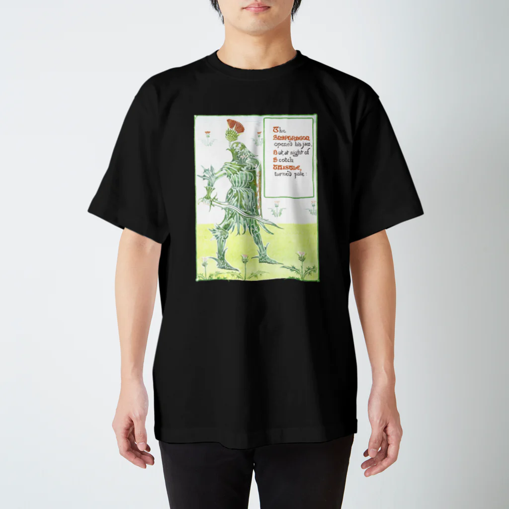 博物雑貨 金烏の薊の騎士 - The British Library Regular Fit T-Shirt