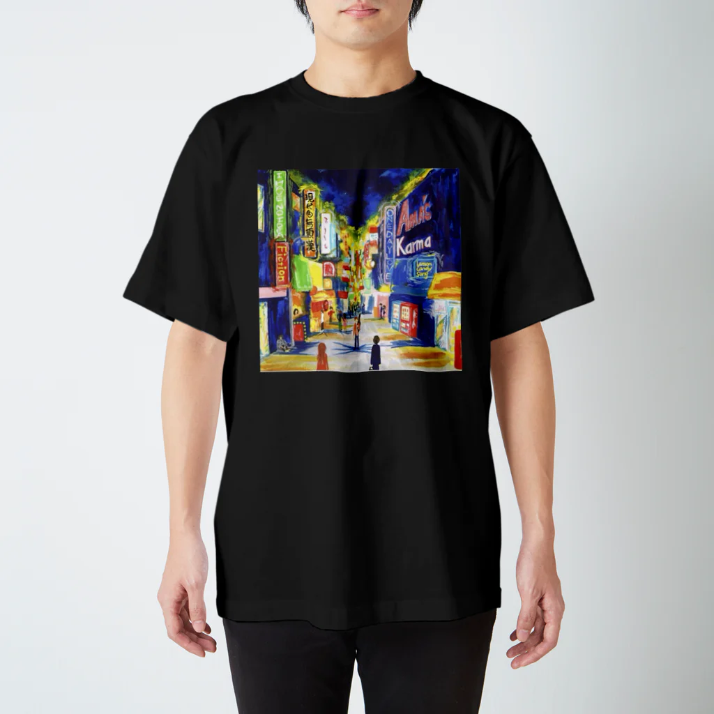 いづものみせの夜の街 スタンダードTシャツ