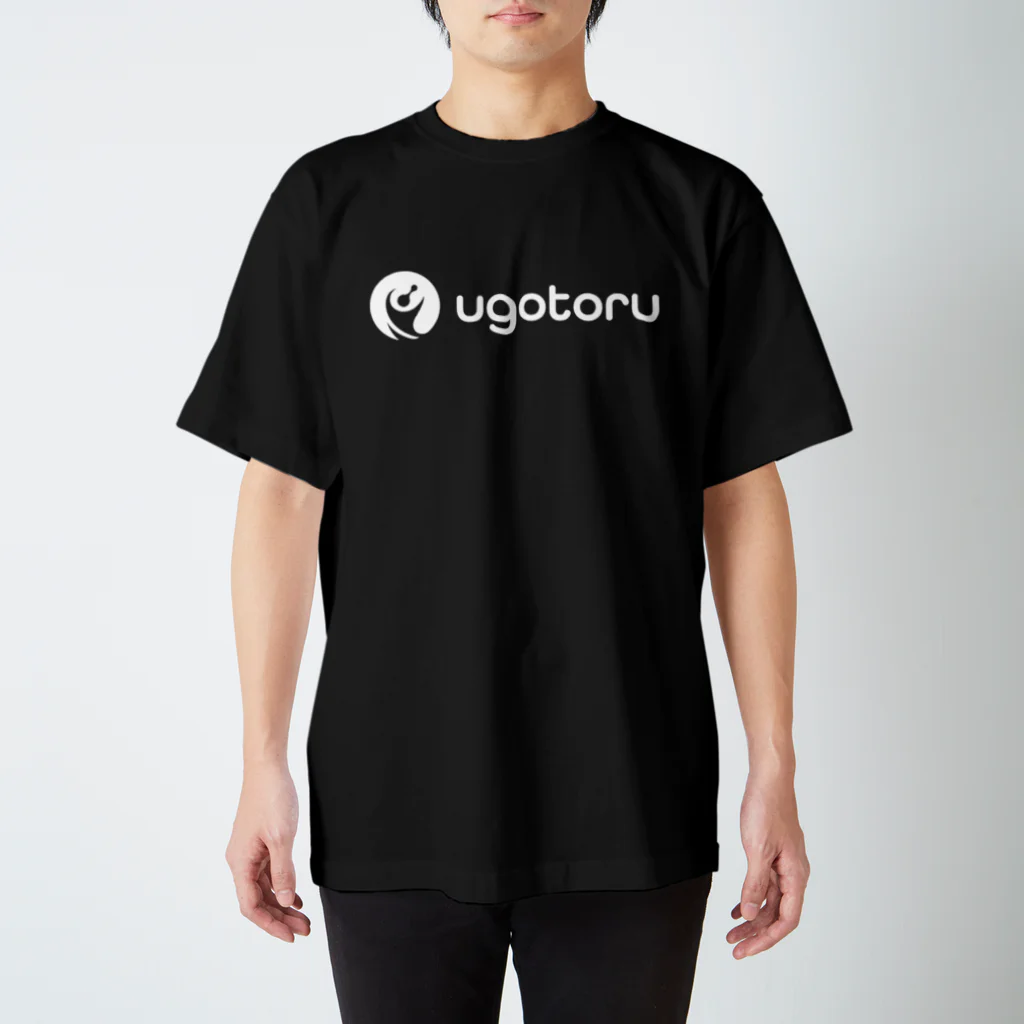 ウゴトルグッズストアのウゴトル黒Tシャツ（モノクロ） Regular Fit T-Shirt