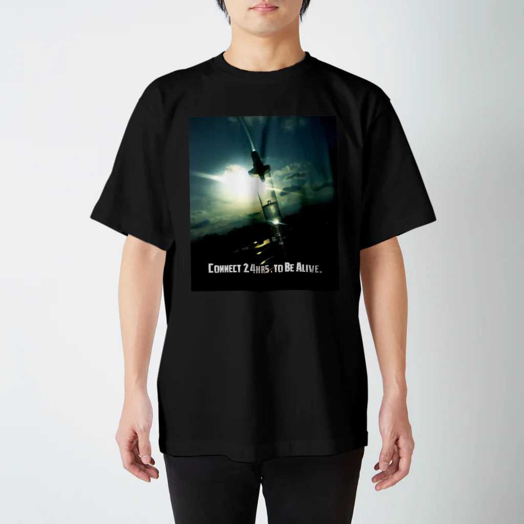 KUBITOのKUBITO【Connect 24hrs, To Be Alive.】 スタンダードTシャツ