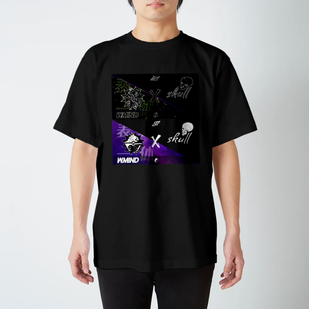 W-MINDの【W-MIND×SKULL】コラボTシャツB スタンダードTシャツ