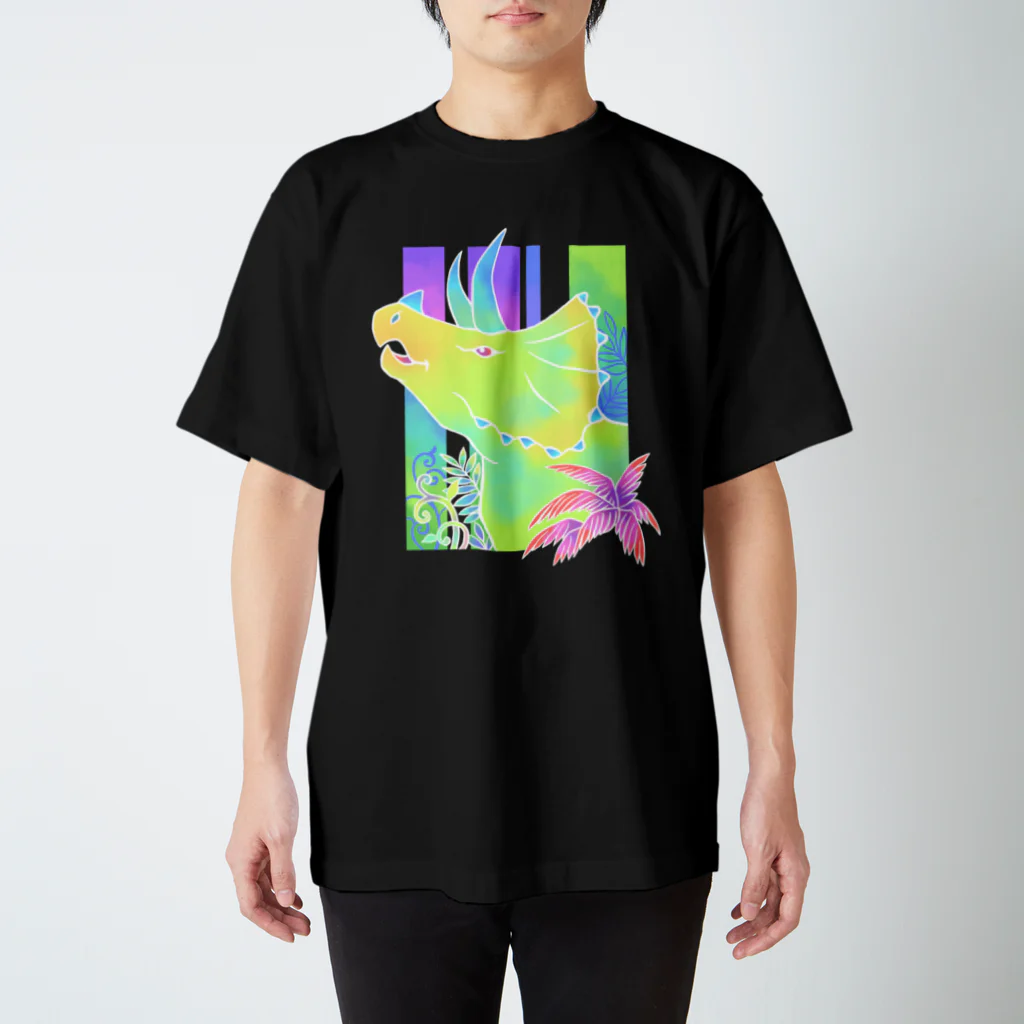 あおとあかの【和風】トリケラトプス Regular Fit T-Shirt