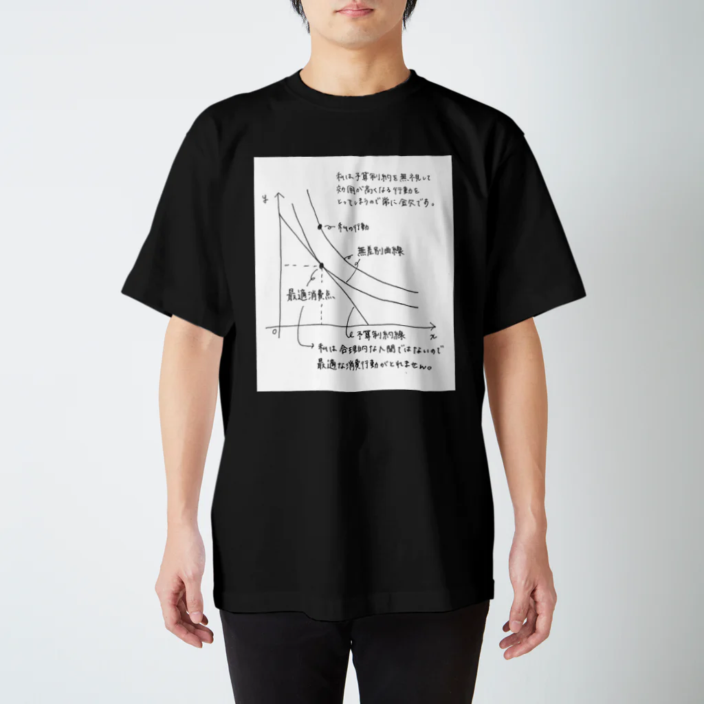 ときめきの効用最大化できない スタンダードTシャツ