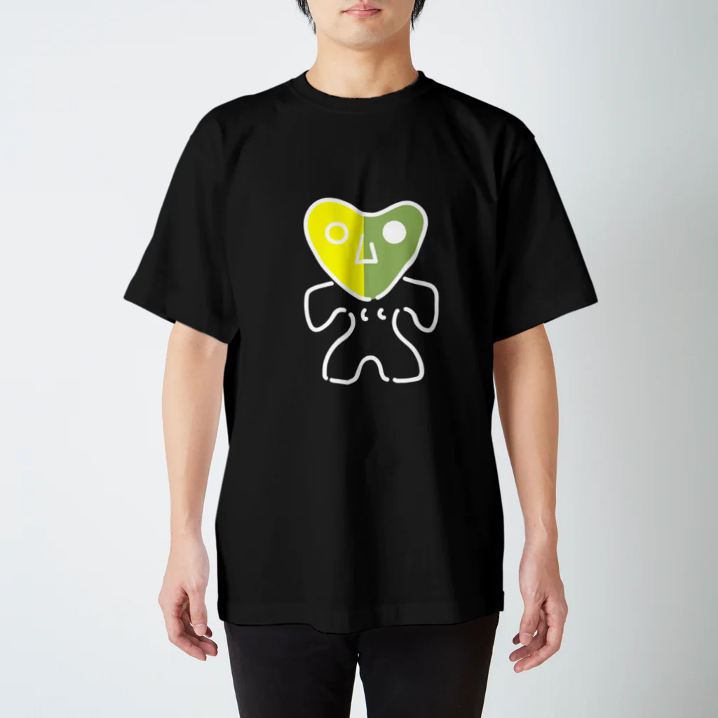  Haniwa lover のハート型土偶＋初心者 スタンダードTシャツ