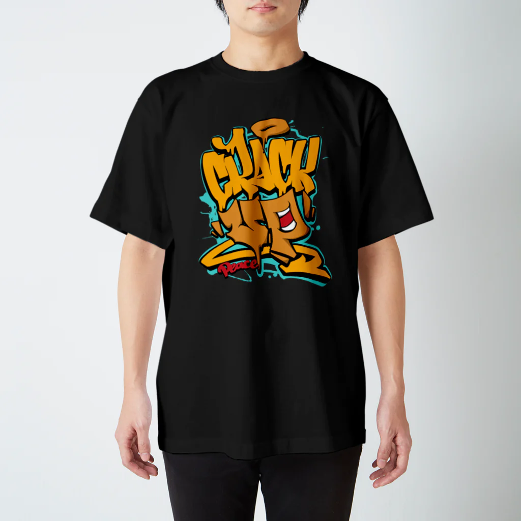 CUE8_shop_dayoのCrack UP!! スタンダードTシャツ