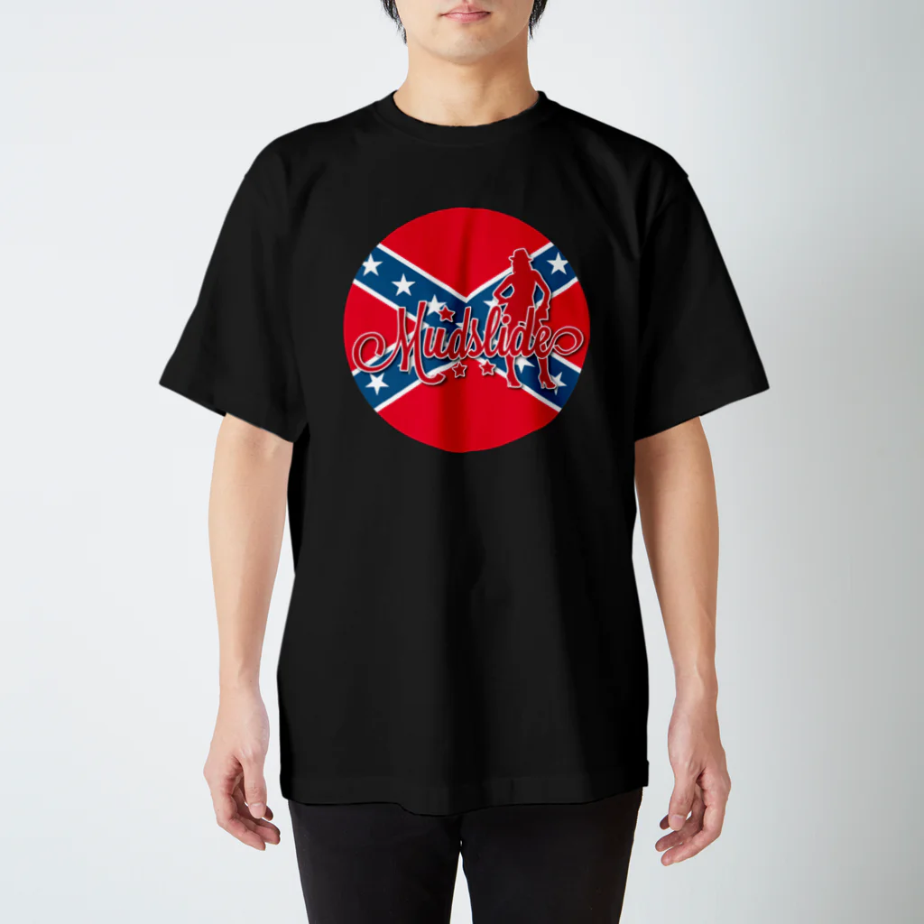 Mudslide official goods shopのMUDSLIDE dixie flag スタンダードTシャツ