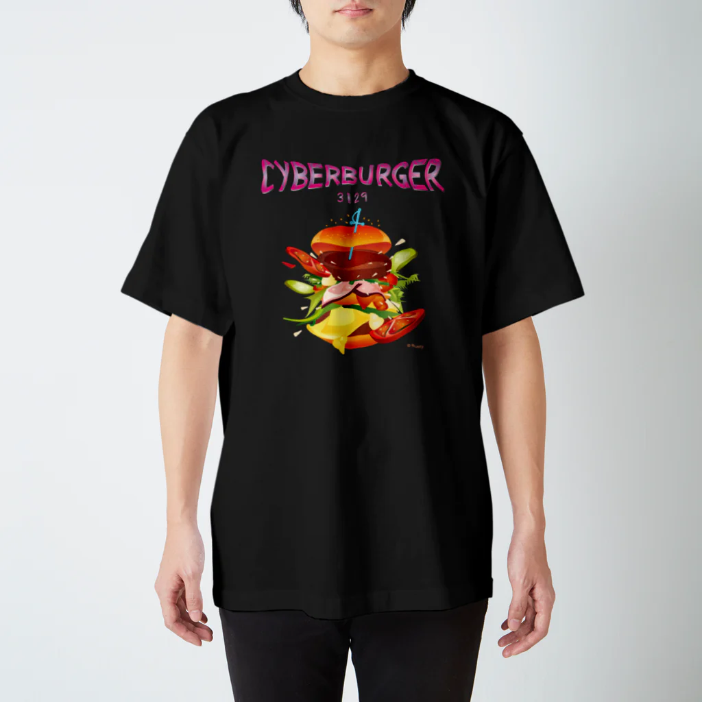 ラスティの無重力ショップのcyber burger 3129 スタンダードTシャツ