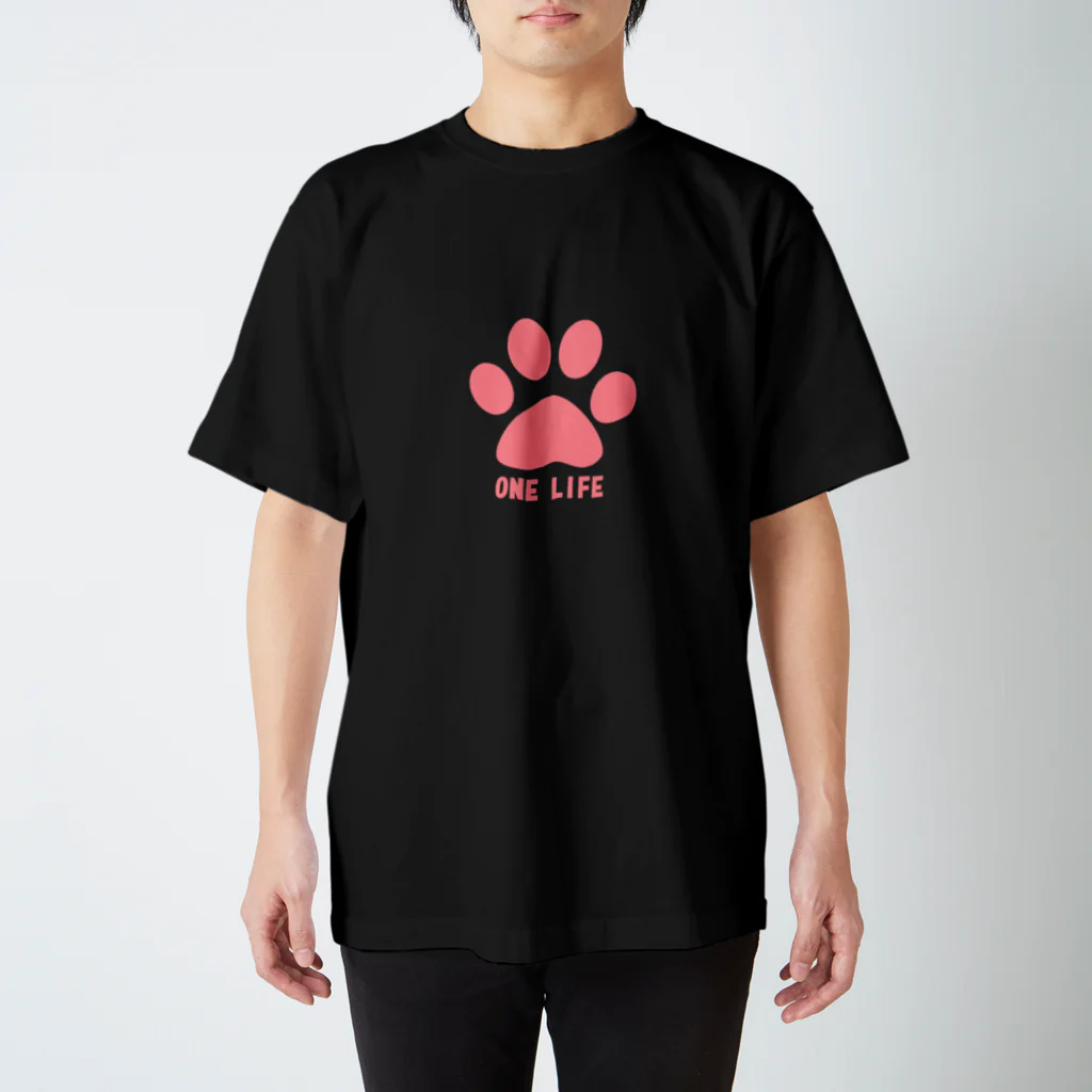 sunsum.BのONE LIFE（ピンク） スタンダードTシャツ