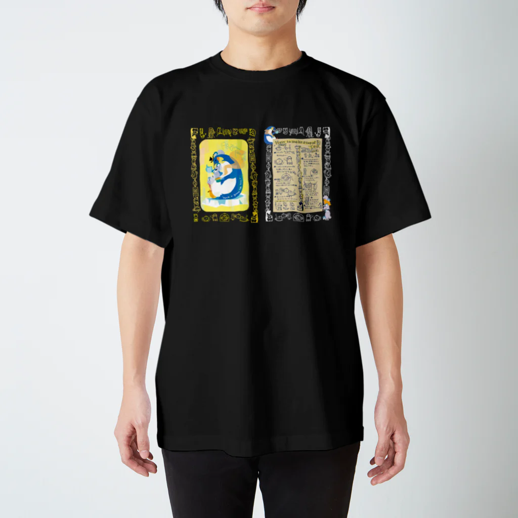 ペンギンパカリの親子ペンギンTeaTime（クリア） Regular Fit T-Shirt