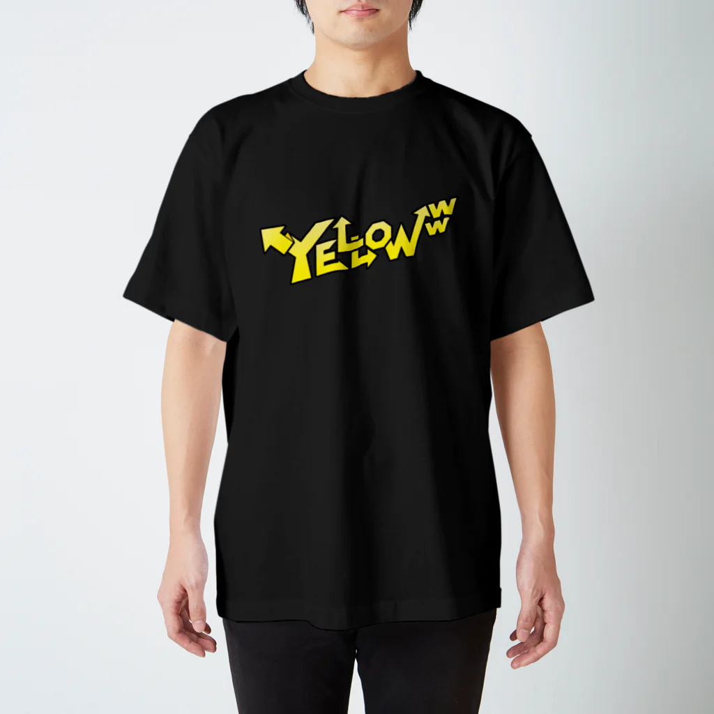 YELLOWwwのカラーロゴ スタンダードTシャツ