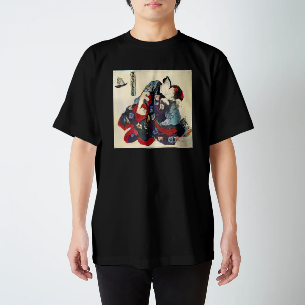 👻AI Creator👻のAI春画tee -接吻- スタンダードTシャツ