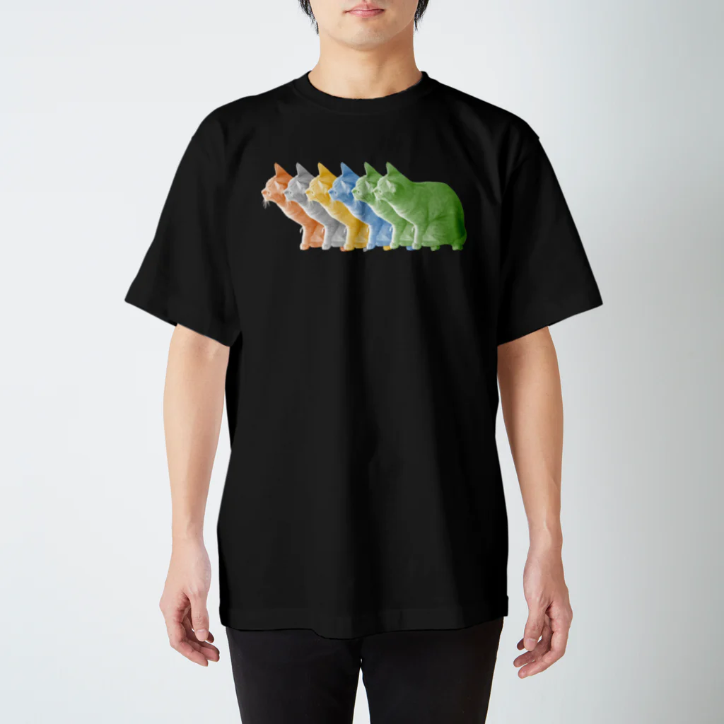 なああよのRainbow Cats Regular Fit T-Shirt