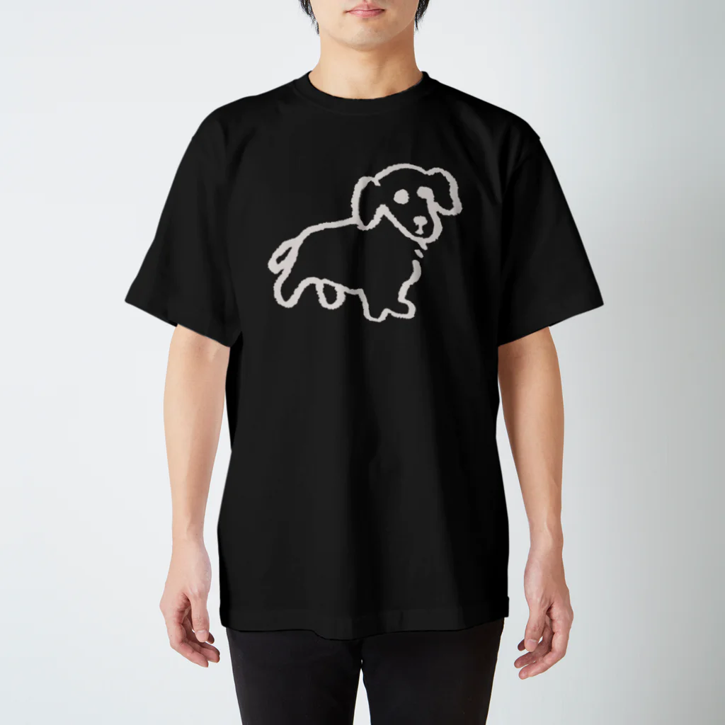 INU dayo SHOPの白いちまいカニンヘンダックス Regular Fit T-Shirt
