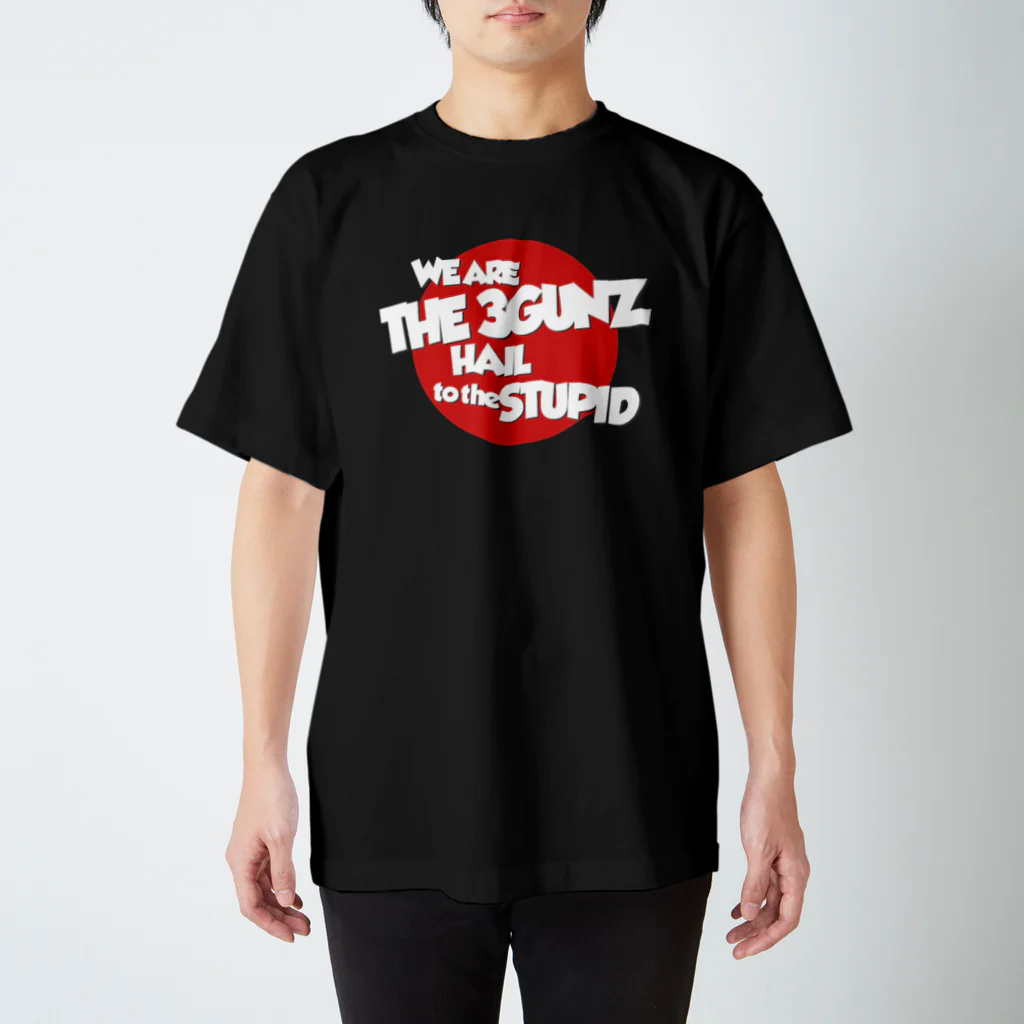 BlackRedCheeZのThe3Gunz／HAIL to the STUPID Regular Fit T-Shirt