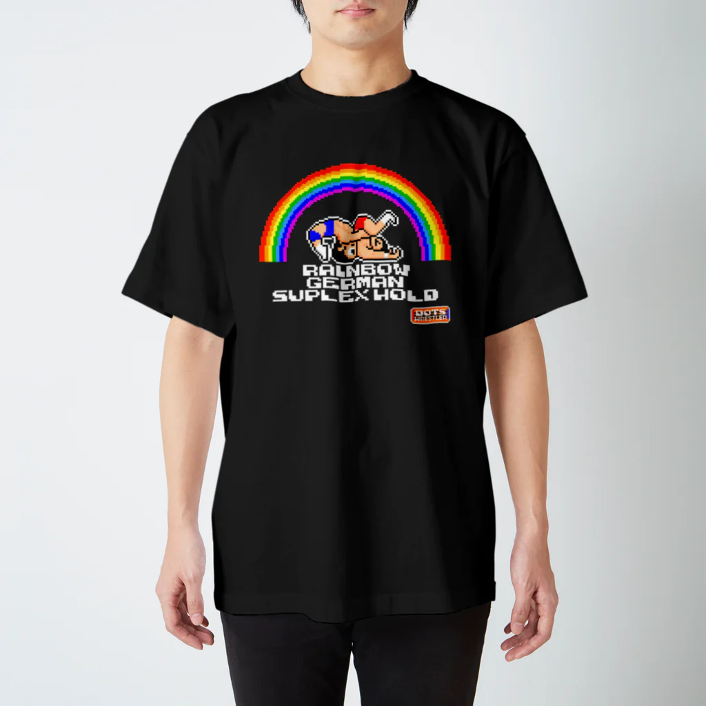 DOTSWRESTLERのRAINBOW GERMANSUPLEXHOLD スタンダードTシャツ