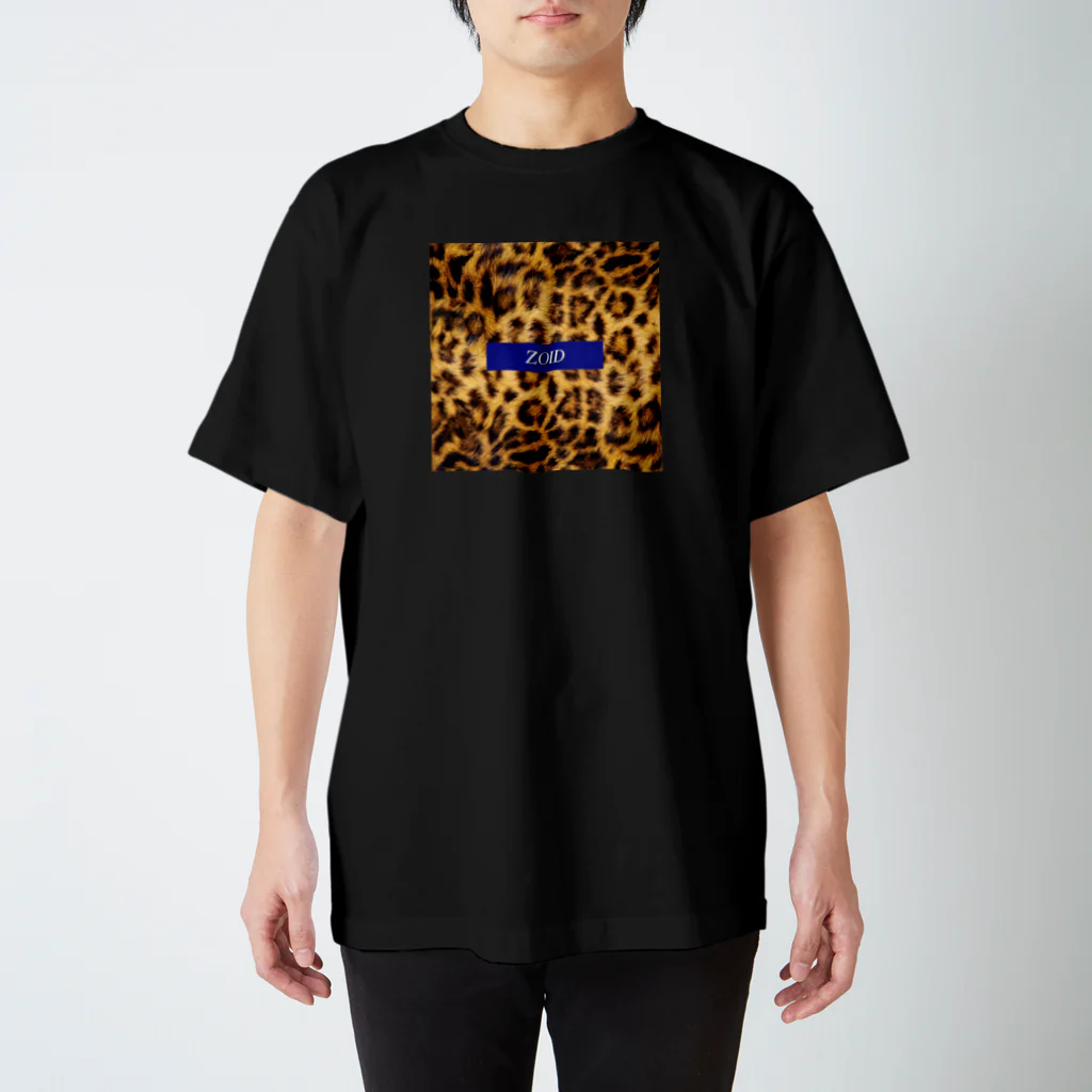 ZOIDのZOID LEOPARD BOX スタンダードTシャツ