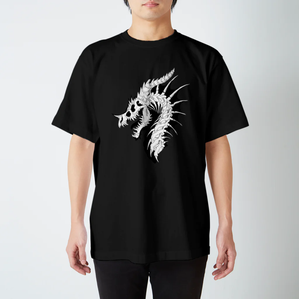 GW@suzuriのドラゴンスカル Regular Fit T-Shirt