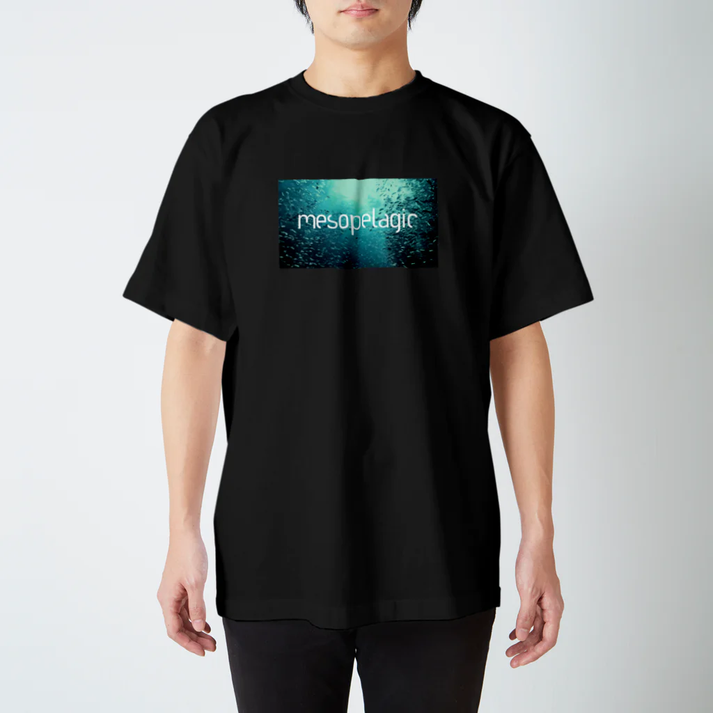 Paul B. JapanのPaul B. Mesopelagic (Black) スタンダードTシャツ